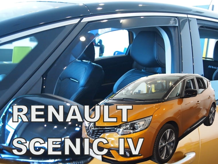 HEKOΑΝΕΜ.27003 ΑΝΕΜΟΘΡΑΥΣΤΕΣ ΓΙΑ RENAULT SCENIC 5D 2017+ / GRAND SCENIC 5D 2017+ ΖΕΥΓΑΡΙ ΑΠΟ ΕΥΚΑΜΠΤΟ ΦΙΜΕ ΠΛΑΣΤΙΚΟ HEKO - 2 ΤΕΜ. - Image 1