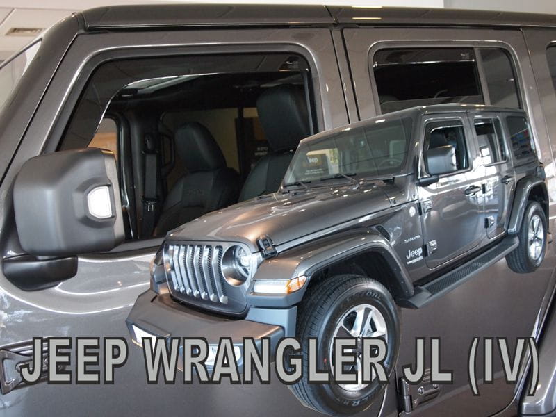 JEEP-WRANGLER-JL-IVTYL ΑΝΕΜΟΘΡΑΥΣΤΕΣ ΓΙΑ JEEP WRANGLER JL IV 5D 2019+ ΣΕΤ ΑΥΤΟΚΙΝΗΤΟΥ ΑΠΟ ΕΥΚΑΜΠΤΟ ΦΙΜΕ ΠΛΑΣΤΙΚΟ HEKO - 4 ΤΕΜ. - Image 1