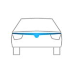 ΑΝΕΜΟΘΡΑΥΣΤΗΣ ΚΑΠΩ ΑΥΤΟΚΙΝΗΤΟΥ ΓΙΑ AUDI A6 1997-2003 ΑΠΟ ΕΥΚΑΜΠΤΟ ΦΙΜΕ ΠΛΑΣΤΙΚΟ HEKO - 1 ΤΕΜ.