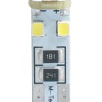 T10 W5W 12V W2,1x9,5d LED 8xSMD3528 ΛΕΥΚΟ (ΚΑΡΦΩΤΟ CAN-BUS) 1ΤΕΜ. M-TECH