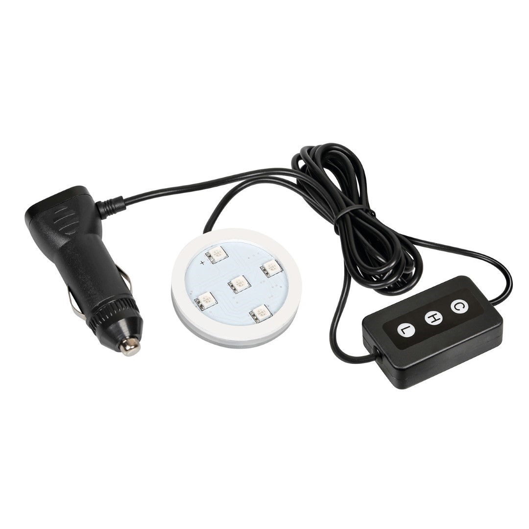L35249-1 ΒΑΣΗ ΦΩΤΙΖΟΜΕΝΗ ΑΡΩΜΑΤΙΚΟΥ TRUCKY 12/24V ΜΕ DIMMER - 7 ΧΡΩΜΑΤΑ (ΦΙΣ ΑΝΑΠΤΗΡΑ/ΚΑΛΩΔΙΟ 150 cm) - Image 1