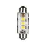 ΛΑΜΠΑΚΙΑ ΠΛΑΦΟΝΙΕΡΑΣ 12/24V 12x36mm 240/220lm 6.500K ΔΙΠΛΗΣ ΠΟΛ/ΤΑΣ LED CAN-BUS PRO-USER SERIES 1ΤΕΜ