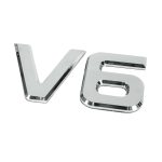 ΜΕΤΑΛΛΙΚΟ ΣΗΜΑ V6 165x92mm 1ΤΕΜ.