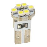 T10 W5W 12V W2,1x9,5d LED 6xSMD3528 ΛΕΥΚΟ (ΚΑΡΦΩΤΟ ΑΚΑΛΥΚΟ) BLISTER 2ΤΕΜ. M-TECH