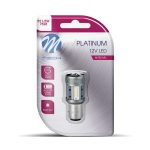 ΛΑΜΠΑΚΙ P21/5W 12/24V BAY15d 12xSMD3030 LED CAN-BUS ΛΕΥΚΟ PLATINIUM BLISTER M-TECH - 1 ΤΕΜ