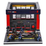 ΜΙΝΙΑΤΟΥΡΕΣ PIT STOP RED BULL RB20 VERSTAPPEN 1:43 BURAGO LAMPA 1ΤΕΜ.