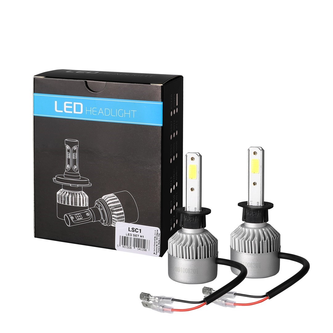 LSC1MT_1 H1 LED SET C6 9-32V 6.500K 10.000lm 4 X 10W ΛΑΜΠΑ ΜΕ COB EPISTAR 1021 LED ΚΑΙ ΑΝΕΜΙΣΤΗΡΑΚΙ M-TECH - 2 ΤΕΜ. - Image 1