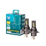 ΛΑΜΠEΣ LED H4 12V 6.000K 35W 4.000lm LED CANBUS CSP3570 PRΕΜΙUM SMART SERIES  M-TECH - 2 ΤΕΜ.