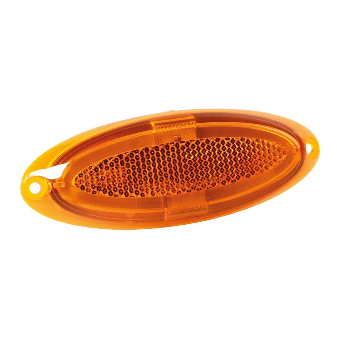 Lll97013-1 ΦΩΣ ΟΓΚΟΥ 4LED ΠΟΡΤΟΚΑΛΙ ΧΡΩΜΑΤΟΣ SMD 12/24V 124 mm -1ΤΕΜ. - Image 1