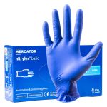 Amio - ΓΑΝΤΙΑ ΝΙΤΡΙΛΙΟΥ MERCATOR NITRYLEX BASIC ΣΕ ΜΠΛΕ ΧΡΩΜΑ MEDIUM (M) - 100 ΤΕΜ. (MER02957/AM)