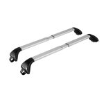 Nordrive - Μπάρα Snap-Fit αλουμινίου τηλεσκοπική 100>136cm με κλειδί πλήρες σετ με πόδια τύπου SW - 2 τεμ. (N15013)