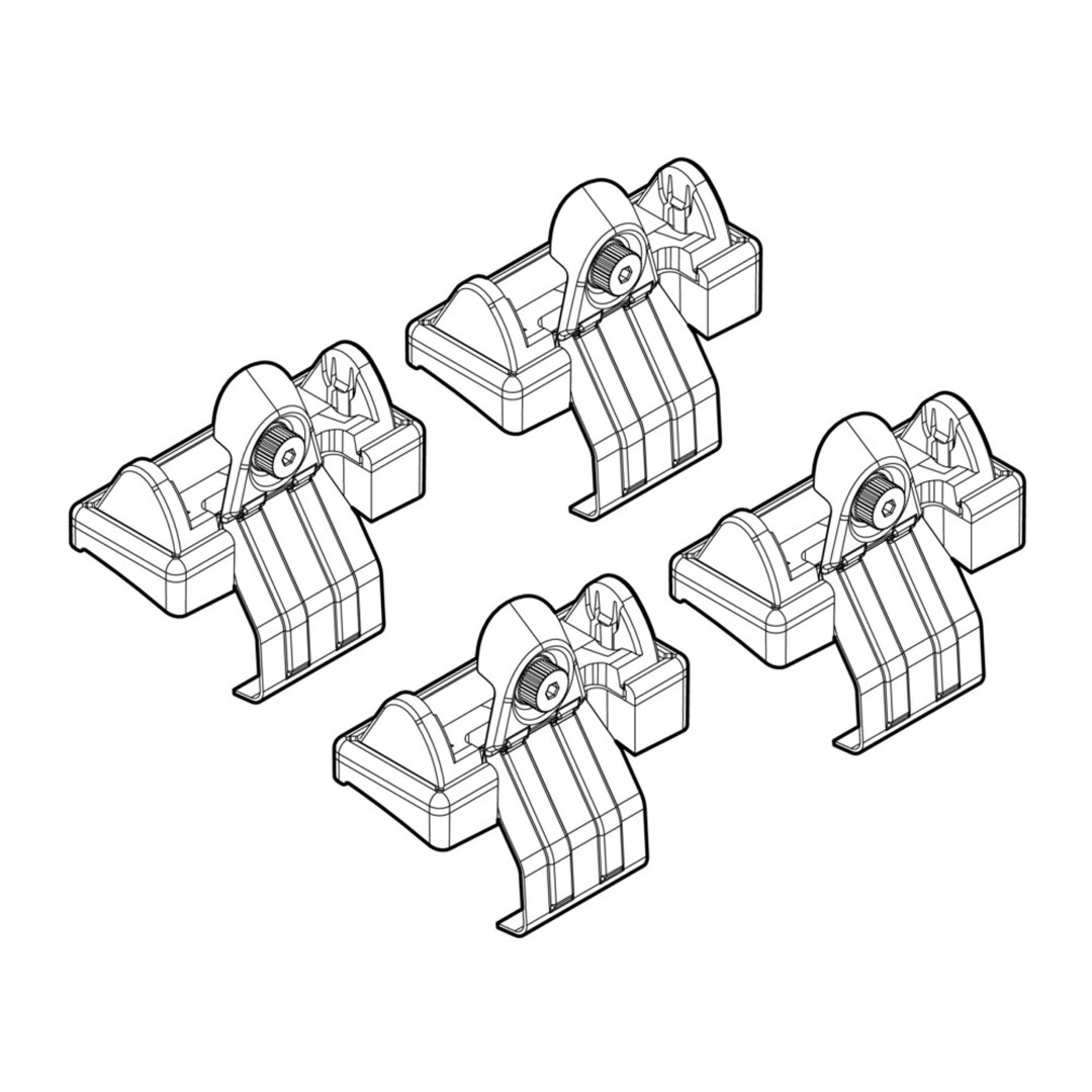 N21014 ΑΚΡΑ ΓΙΑ ΜΠΑΡΕΣ NORDRIVE ΓΙΑ HONDA HR-V 3D/5D 01/99-12/05 KIT - Image 1