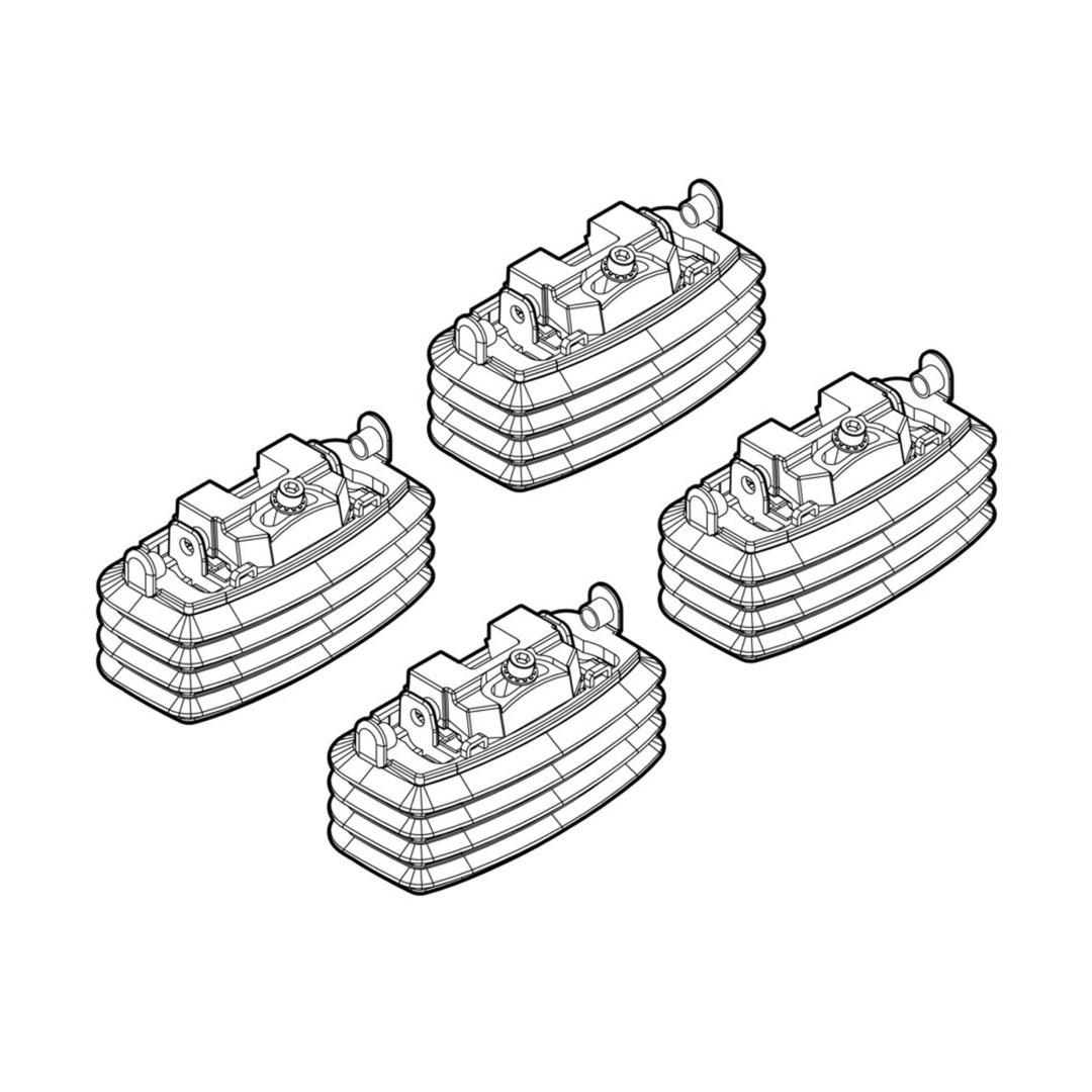 N21018 ΑΚΡΑ ΓΙΑ ΜΠΑΡΕΣ NORDRIVE ΓΙΑ MERCEDES E-KLAS W211 3/02-2/09 KIT - Image 1