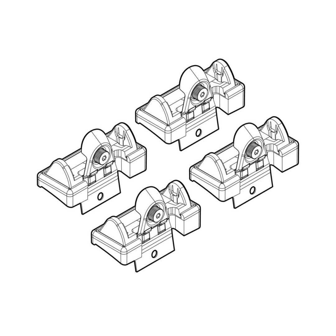 N21058 ΑΚΡΑ ΓΙΑ ΜΠΑΡΕΣ NORDRIVE ΓΙΑ RENAULT CLIO 5D 10/05+ KIT - Image 1