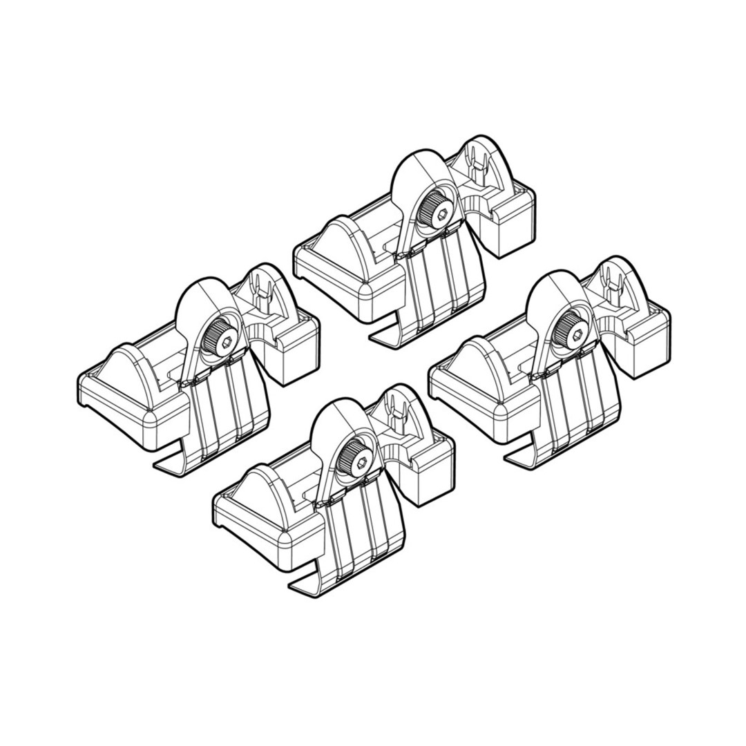 N21060 ΑΚΡΑ ΓΙΑ ΜΠΑΡΕΣ NORDRIVE ΓΙΑ TOYOTA YARIS 5D 01/06-09/11 KIT - Image 1