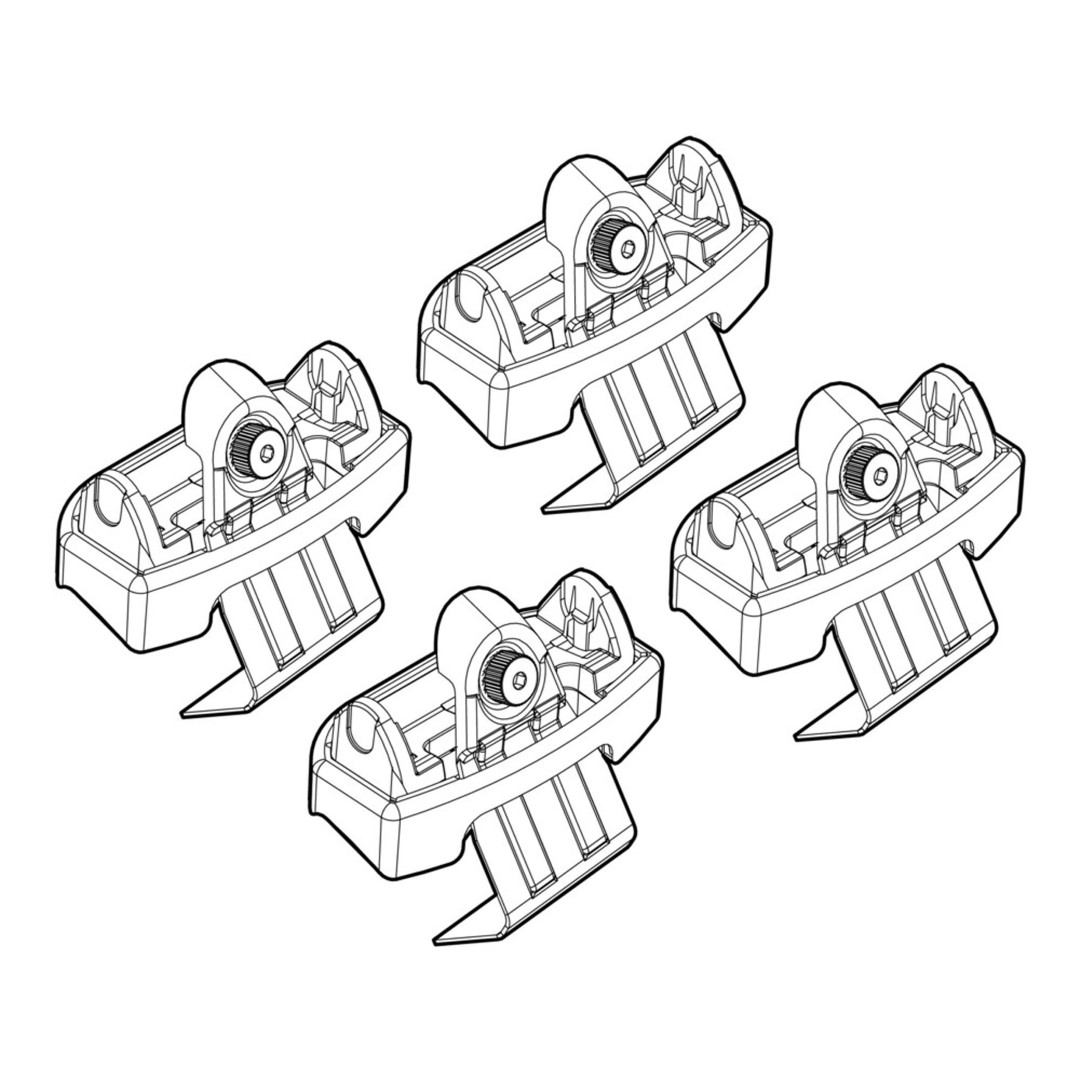 N21117 ΑΚΡΑ ΓΙΑ ΜΠΑΡΕΣ NORDRIVE ΓΙΑ FORD FOCUS 03/11+ KIT - Image 1
