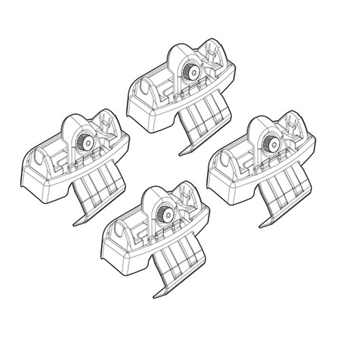 N21122 ΑΚΡΑ ΓΙΑ ΜΠΑΡΕΣ NORDRIVE ΓΙΑ AUDI A4 11/07+ KIT - Image 1