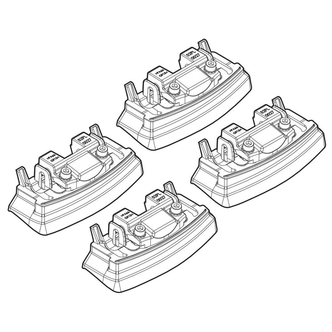N21137 ΑΚΡΑ ΓΙΑ ΜΠΑΡΕΣ NORDRIVE ΓΙΑ RENAULT KOLEOS 06/08+ KIT - Image 1