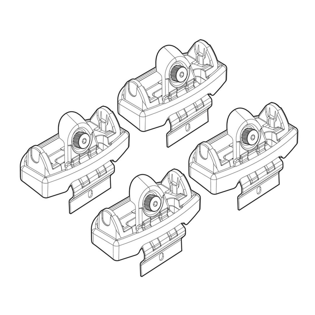 N21147 ΑΚΡΑ ΓΙΑ ΜΠΑΡΕΣ NORDRIVE ΓΙΑ NISSAN QASHQAI 03/07+ KIT - Image 1