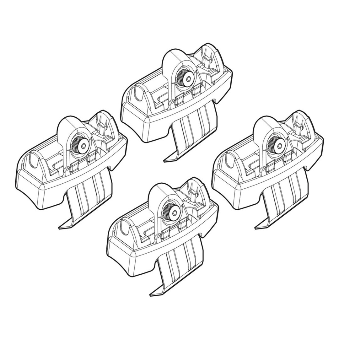 N21180 ΑΚΡΑ ΓΙΑ ΜΠΑΡΕΣ NORDRIVE ΓΙΑ MAZDA CX-3 06/15+ KIT - Image 1