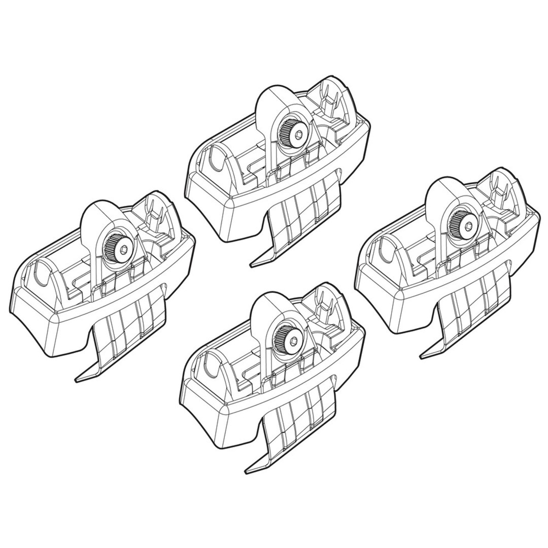 N21184 ΑΚΡΑ ΓΙΑ ΜΠΑΡΕΣ NORDRIVE ΓΙΑ OPEL ASTRA K 5D 11/15+ KIT - Image 1