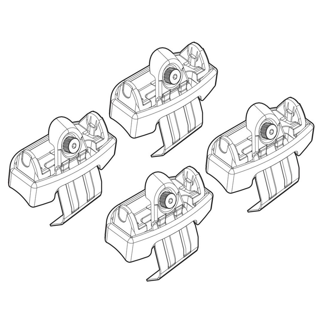 N21192 ΑΚΡΑ ΓΙΑ ΜΠΑΡΕΣ NORDRIVE ΓΙΑ HONDA HR-V 09/15+ KIT - Image 1