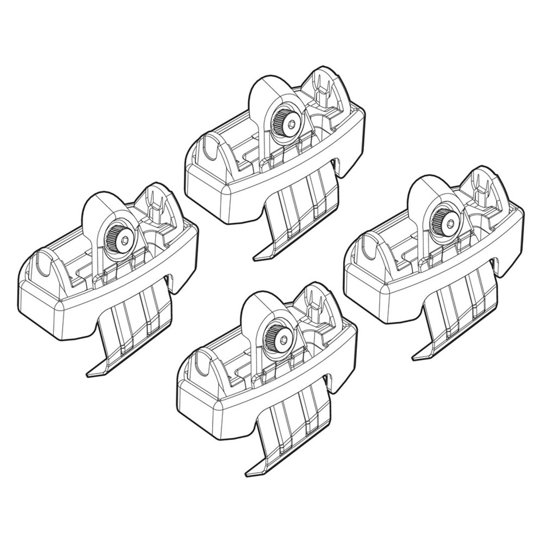 N21195 ΑΚΡΑ ΓΙΑ ΜΠΑΡΕΣ NORDRIVE ΓΙΑ MAZDA 6 4D 01/13+ KIT - Image 1