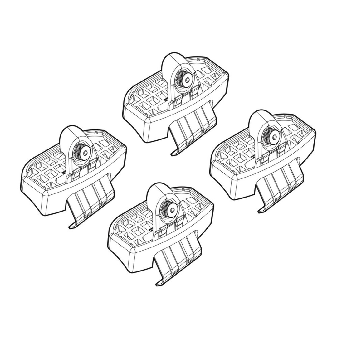 N21209 ΑΚΡΑ ΓΙΑ ΜΠΑΡΕΣ NORDRIVE ΓΙΑ NISSAN MICRA K14 2017+ KIT - Image 1
