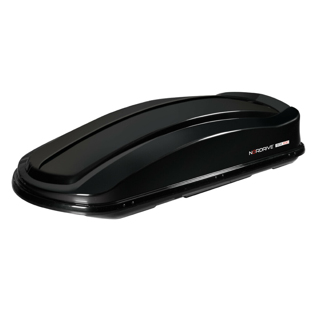 N60029-1 ΜΠΑΓΚΑΖΙΕΡΑ ΟΡΟΦΗΣ NORDRIVE BOX 630D LT ΜΕ ΔΙΠΛΟ ΑΝΟΙΓΜΑ ΣΕ ΜΑΥΡΟ ΧΡΩΜΑ ΜΕ ΓΥΑΛΙΣΤΕΡΗ ΥΦΗ - 1 ΤΕΜ. - Image 1