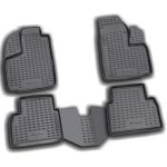 ΠΑΤΑΚΙΑ ΣΕ ΣΚΑΦΗ TPE ΛΑΣΤΙΧΟ ΓΙΑ FIAT DOBLO 11/2000-12/2009  ΣΕ ΜΑΥΡΟ ΧΡΩΜΑ NOVLINE - 4 ΤΕΜ.