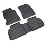 ΠΑΤΑΚΙΑ ΣΕ ΣΚΑΦΗ TPE ΛΑΣΤΙΧΟ ΓΙΑ HONDA CIVIC 4D 2006+  ΣΕ ΜΑΥΡΟ ΧΡΩΜΑ NOVLINE - 4 ΤΕΜ.