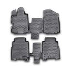 ΠΑΤΑΚΙΑ ΣΕ ΣΚΑΦΗ TPE ΛΑΣΤΙΧΟ ΓΙΑ HONDA FR-V 2004-2009  ΣΕ ΜΑΥΡΟ ΧΡΩΜΑ NOVLINE - 4 ΤΕΜ.