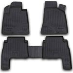 ΠΑΤΑΚΙΑ ΣΕ ΣΚΑΦΗ TPE ΛΑΣΤΙΧΟ ΓΙΑ HYUNDAI SANTA FE 2006-2010  ΣΕ ΜΑΥΡΟ ΧΡΩΜΑ NOVLINE - 4 ΤΕΜ.