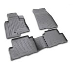 ΠΑΤΑΚΙΑ ΣΕ ΣΚΑΦΗ TPE ΛΑΣΤΙΧΟ ΓΙΑ MITSUBISHI PAJERO III 5D 1999-2006  ΣΕ ΜΑΥΡΟ ΧΡΩΜΑ NOVLINE - 4 ΤΕΜ.