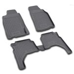 ΠΑΤΑΚΙΑ ΣΕ ΣΚΑΦΗ TPE ΛΑΣΤΙΧΟ ΓΙΑ MITSUBISHI L200 4D 1996-2005  ΣΕ ΜΑΥΡΟ ΧΡΩΜΑ NOVLINE - 4 ΤΕΜ.