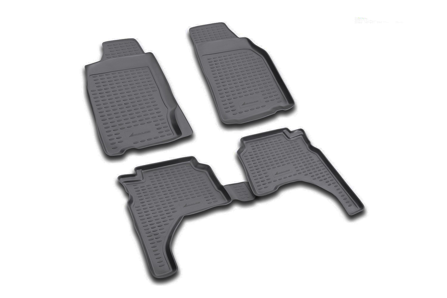NLC.35.10.210 ΠΑΤΑΚΙΑ ΣΕ ΣΚΑΦΗ TPE ΛΑΣΤΙΧΟ ΓΙΑ MITSUBISHI L200 4D 1996-2005 ΣΕ ΜΑΥΡΟ ΧΡΩΜΑ NOVLINE - 4 ΤΕΜ. - Image 1