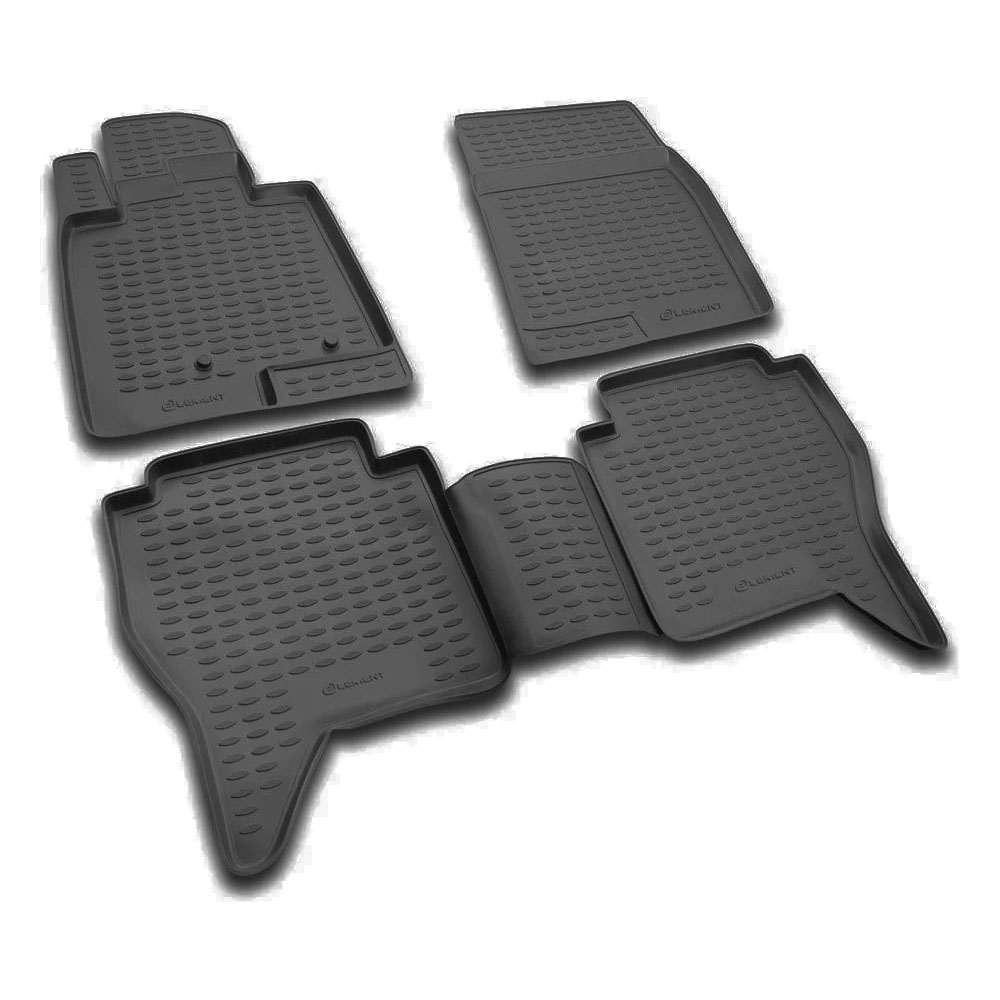 NLC.35.16.210R_NV_1 ΠΑΤΑΚΙΑ ΣΕ ΣΚΑΦΗ TPE ΛΑΣΤΙΧΟ ΓΙΑ MITSUBISHI PAJERO (V80) 5D 2006+ ΣΕ ΜΑΥΡΟ ΧΡΩΜΑ NOVLINE - 4 ΤΕΜ. - Image 1