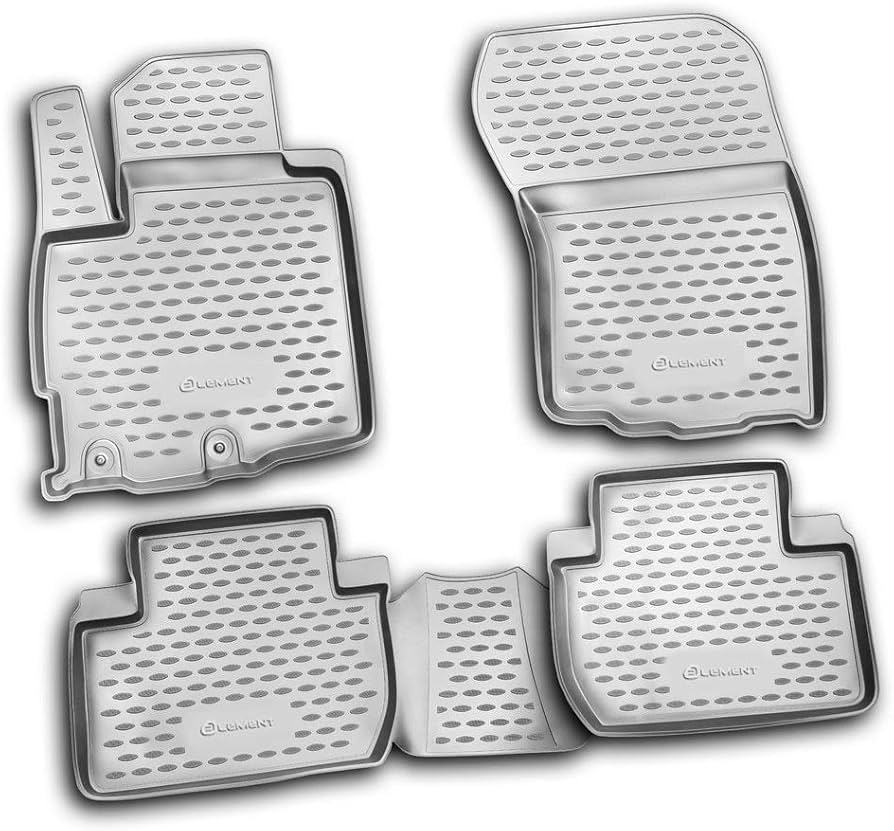NLC.35.23.210_NV_1 ΠΑΤΑΚΙΑ ΣΕ ΣΚΑΦΗ TPE ΛΑΣΤΙΧΟ ΓΙΑ MITSUBISHI OUTLANDER XL 2010+ ΣΕ ΑΝΘΡΑΚΙ/ΣΚΟΥΡΟ ΓΚΡΙ ΧΡΩΜΑ - 4 Τεμ. - Image 1