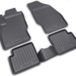ΠΑΤΑΚΙΑ ΣΕ ΣΚΑΦΗ TPE ΛΑΣΤΙΧΟ ΓΙΑ OPEL CORSA D 09/2006-2014 / OPEL CORSA E 2014-2019  ΣΕ ΜΑΥΡΟ ΧΡΩΜΑ NOVLINE - 4 ΤΕΜ.