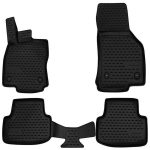 ΠΑΤΑΚΙΑ ΣΕ ΣΚΑΦΗ TPE ΛΑΣΤΙΧΟ ΓΙΑ AUDI A3 8V HTB 2012-2016 / 2016-2020  ΣΕ ΜΑΥΡΟ ΧΡΩΜΑ NOVLINE - 4 ΤΕΜ.