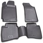ΠΑΤΑΚΙΑ ΣΕ ΣΚΑΦΗ TPE ΛΑΣΤΙΧΟ ΓΙΑ HYUNDAI ELANTRA 3D 2007-2011  ΣΕ ΑΝΘΡΑΚΙ ΣΚΟΥΡΟ ΓΚΡΙ ΧΡΩΜΑ NOVLINE - 4 ΤΕΜ.
