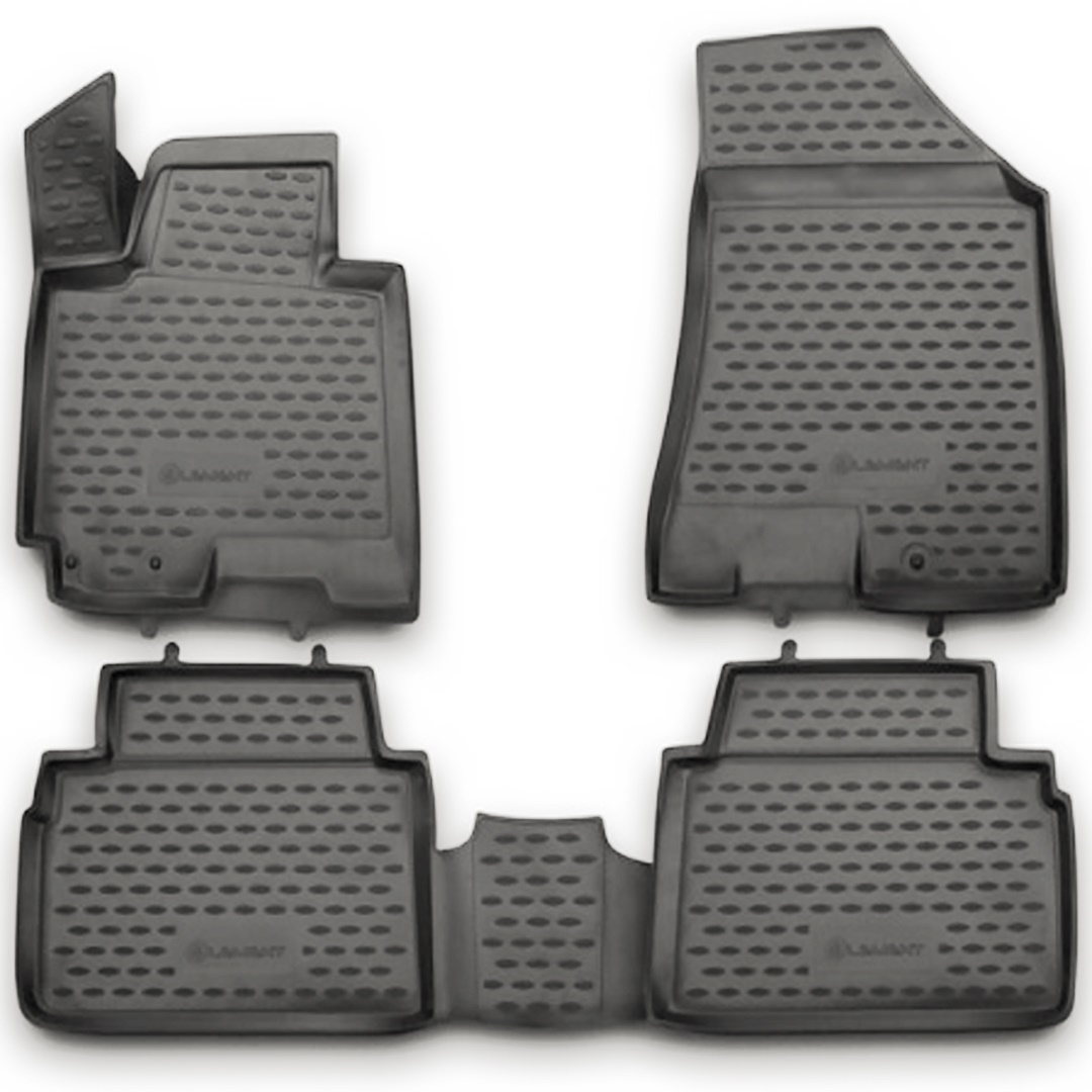 NLC.3D.25.33.211 ΠΑΤΑΚΙΑ ΣΕ ΣΚΑΦΗ TPE ΛΑΣΤΙΧΟ ΓΙΑ KIA SPORTAGE 3D 2010-2016 ΣΕ ΑΝΘΡΑΚΙ ΣΚΟΥΡΟ ΓΚΡΙ ΧΡΩΜΑ NOVLINE - 4 ΤΕΜ. - Image 1