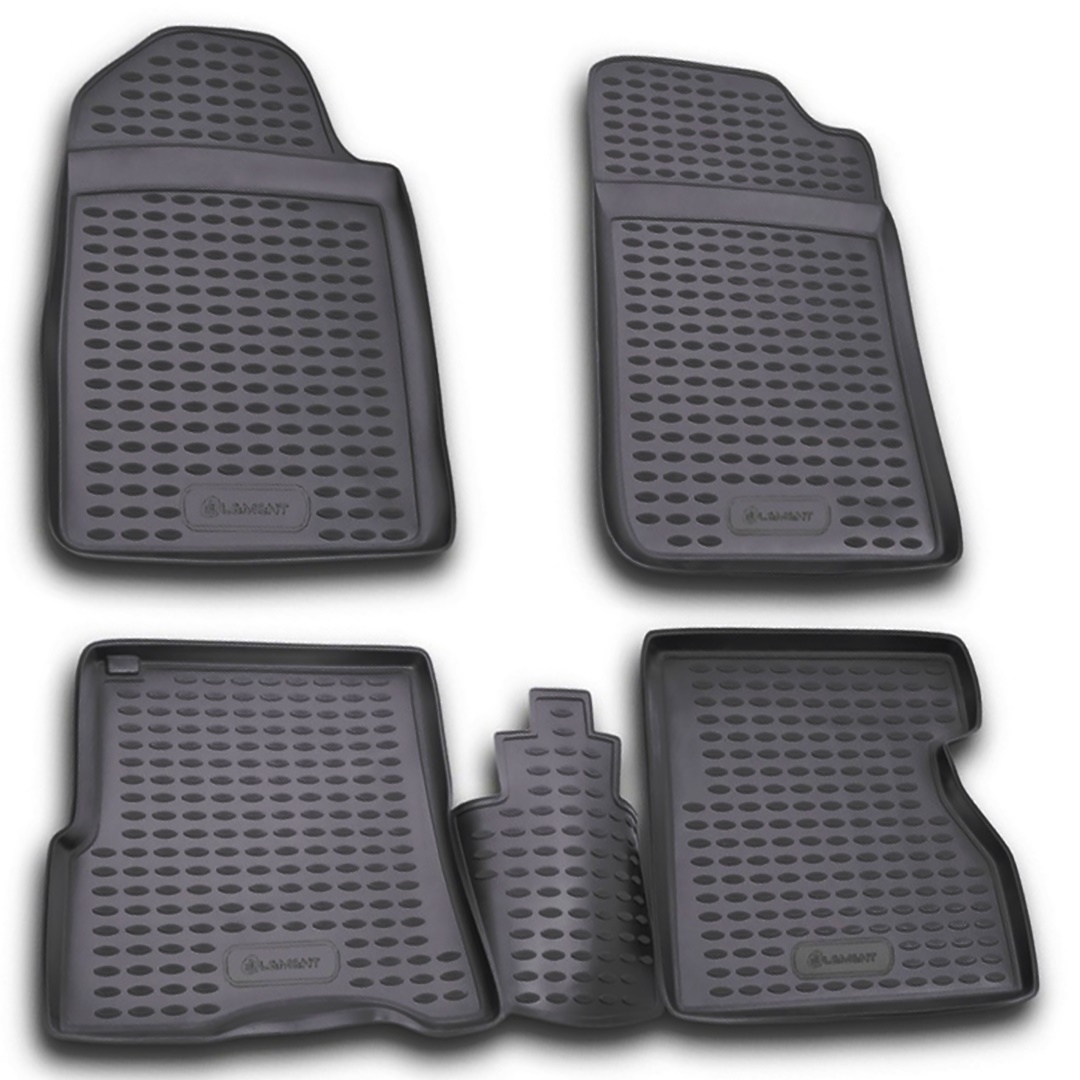NLC.41.02.211 ΠΑΤΑΚΙΑ ΣΕ ΣΚΑΦΗ TPE ΛΑΣΤΙΧΟ ΓΙΑ RENAULT KANGOO 01/97-01/08 (ΑΝΘΡΑΚΙ/ΣΚΟΥΡΟ ΓΚΡΙ) - Image 1