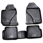 ΠΑΤΑΚΙΑ ΣΕ ΣΚΑΦΗ TPE ΛΑΣΤΙΧΟ ΓΙΑ TOYOTA COROLLA 2002-2007  ΣΕ ΜΑΥΡΟ ΧΡΩΜΑ NOVLINE - 4 ΤΕΜ.