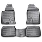 ΠΑΤΑΚΙΑ ΣΕ ΣΚΑΦΗ TPE ΛΑΣΤΙΧΟ ΓΙΑ TOYOTA AVENSIS 04/2003-2009  ΣΕ ΜΑΥΡΟ ΧΡΩΜΑ NOVLINE - 4 ΤΕΜ.