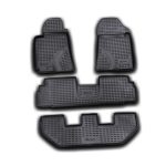 ΠΑΤΑΚΙΑ ΣΕ ΣΚΑΦΗ TPE ΛΑΣΤΙΧΟ ΓΙΑ TOYOTA COROLLA VERSO 2004-2009  ΣΕ ΜΑΥΡΟ ΧΡΩΜΑ NOVLINE - 4 ΤΕΜ.