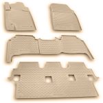 ΠΑΤΑΚΙΑ ΣΕ ΣΚΑΦΗ TPE ΛΑΣΤΙΧΟ ΓΙΑ TOYOTA LAND CRUISER 200 11/2007-2015  ΣΕ ΜΠΕΖ ΧΡΩΜΑ NOVLINE - 5 ΤΕΜ.
