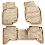 ΠΑΤΑΚΙΑ ΣΕ ΣΚΑΦΗ TPE ΛΑΣΤΙΧΟ ΓΙΑ TOYOTA HILUX 2011-2015  ΣΕ ΜΠΕΖ ΧΡΩΜΑ NOVLINE - 4 ΤΕΜ.