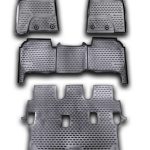 ΠΑΤΑΚΙΑ ΣΕ ΣΚΑΦΗ TPE ΛΑΣΤΙΧΟ ΓΙΑ TOYOTA LANDCRUISER 200 2012-2015  ΣΕ ΜΑΥΡΟ ΧΡΩΜΑ NOVLINE - 4 ΤΕΜ.
