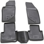 ΠΑΤΑΚΙΑ ΣΕ ΣΚΑΦΗ TPE ΛΑΣΤΙΧΟ ΓΙΑ VOLVO S60 10/2000-08/2010  ΣΕ ΑΝΘΡΑΚΙ ΣΚΟΥΡΟ ΓΚΡΙ ΧΡΩΜΑ NOVLINE - 4 ΤΕΜ.